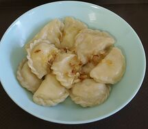 Вареники с картофелем и грибами