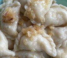 Вареники с картофелем и белыми грибами