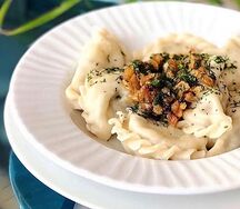 Вареники с картофелем и грибами