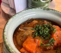 Жаркое из индейки с овощами