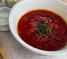 Борщ с говядиной