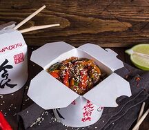 Лапша Wok с курицей острая