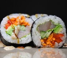 Ясай маки с копченой курицей