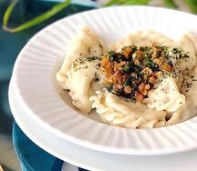 Вареники с картофелем и грибами