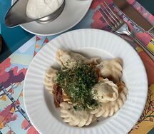 Вареники с квашеной капустой и картофелем