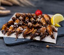 Креветки по-карибски