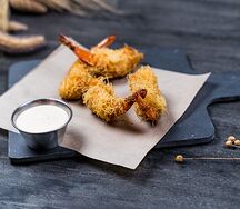 Креветки Катаифи