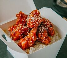 Корейская курочка на рисе