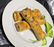Блины с творогом