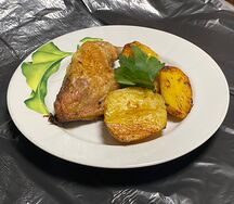 Сочная курочка с картошкой
