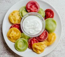Пельмешки детские цветные