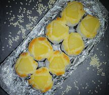 Запеченный ролл с ананасом