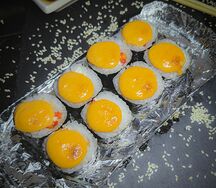 Запеченный ролл курица спайси