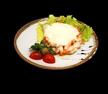 Мясо отбивное под шубой