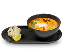 Суп Том Ям Кай с копчёной курицей и шиитаке
