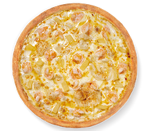 Пицца Ямайка с креветками (21см)
