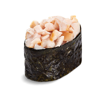 Гункан с копчёной курицей