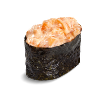 Гункан с лососем
