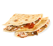 Кесадилья с курицей и грибами
