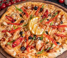 Пицца Креветка чили-манго