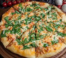 Пицца со шпинатом