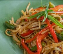 Рамэн с овощами