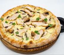 С филе цыпленка, шампиньонами и трюфельной пастой