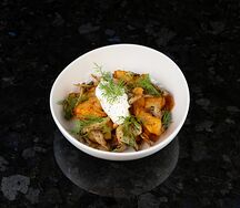Жареный картофель с грибами