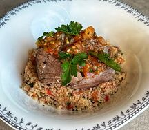 Филе ягненка с кускусом
