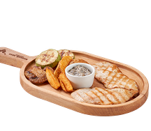 Куриная грудка с овощами