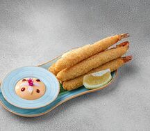 Креветки в кляре