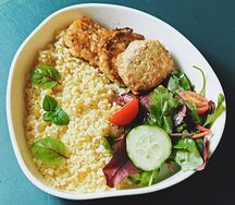 Куриные котлеты с булгуром