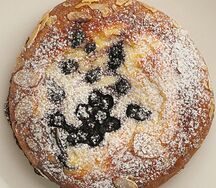 Ватрушка с черникой