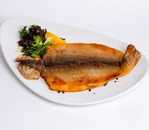 Каспийская форель на сковороде