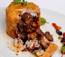 Шах-плов с бараниной