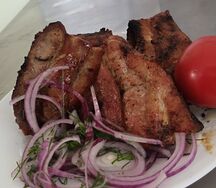 Шашлык из cвинoй шеи