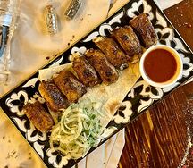 Шашлык из бараньих семечек