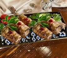 Баклажаны с орехом