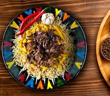 Комплекс: плов, салат и лепешка