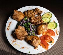 Шашлык из куриных бедрышек