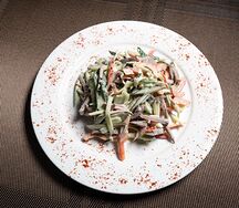 Салат с телячьим языком