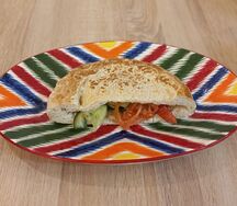 Шаурма в лепёшке