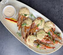 Лангустины в ароматном соусе