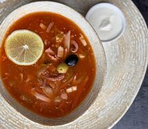 Мясная солянка