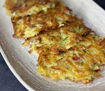 Драники картофельные с беконом