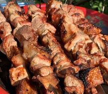 Шашлык из cвинoй шеи