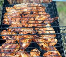 Шашлык из куриных крылышек