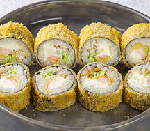 Ролл Темпура с угрем и креветкой