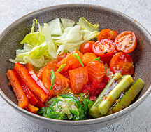 Боул с лососем		