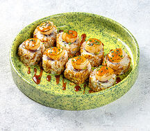 Ролл Гребешок татаки